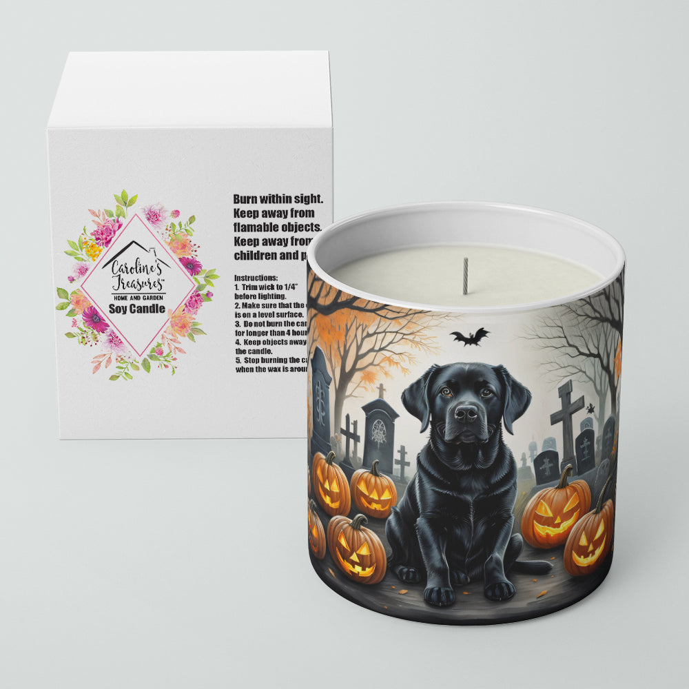 Buy this Black Labrador Retriever Spooky Halloween Decorative Soy Candle