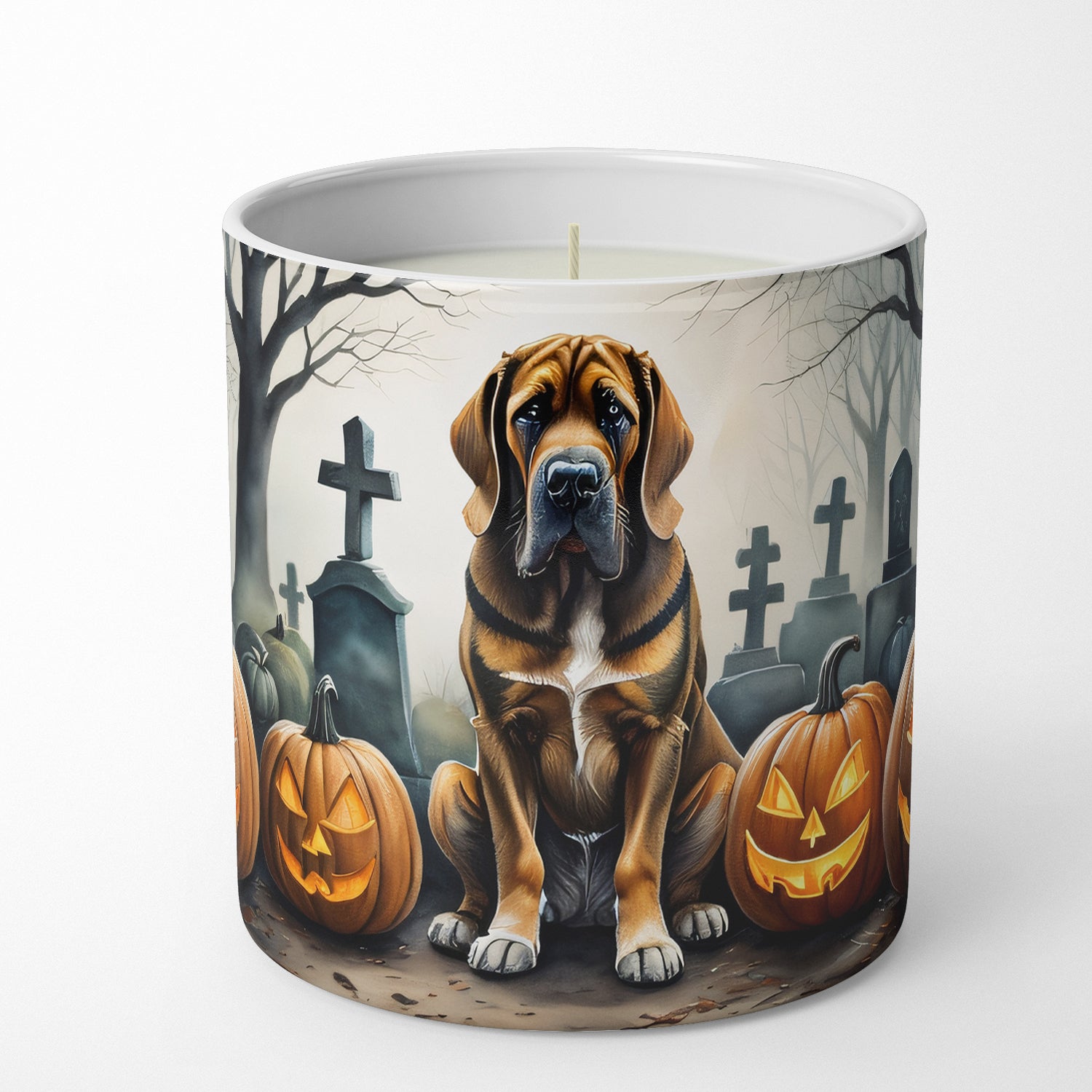 Buy this Bloodhound Spooky Halloween Decorative Soy Candle