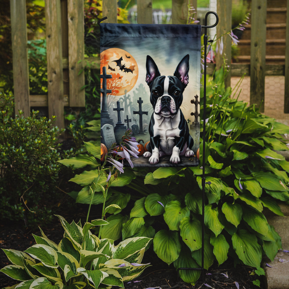 Buy this Boston Terrier Spooky Halloween Garden Flag