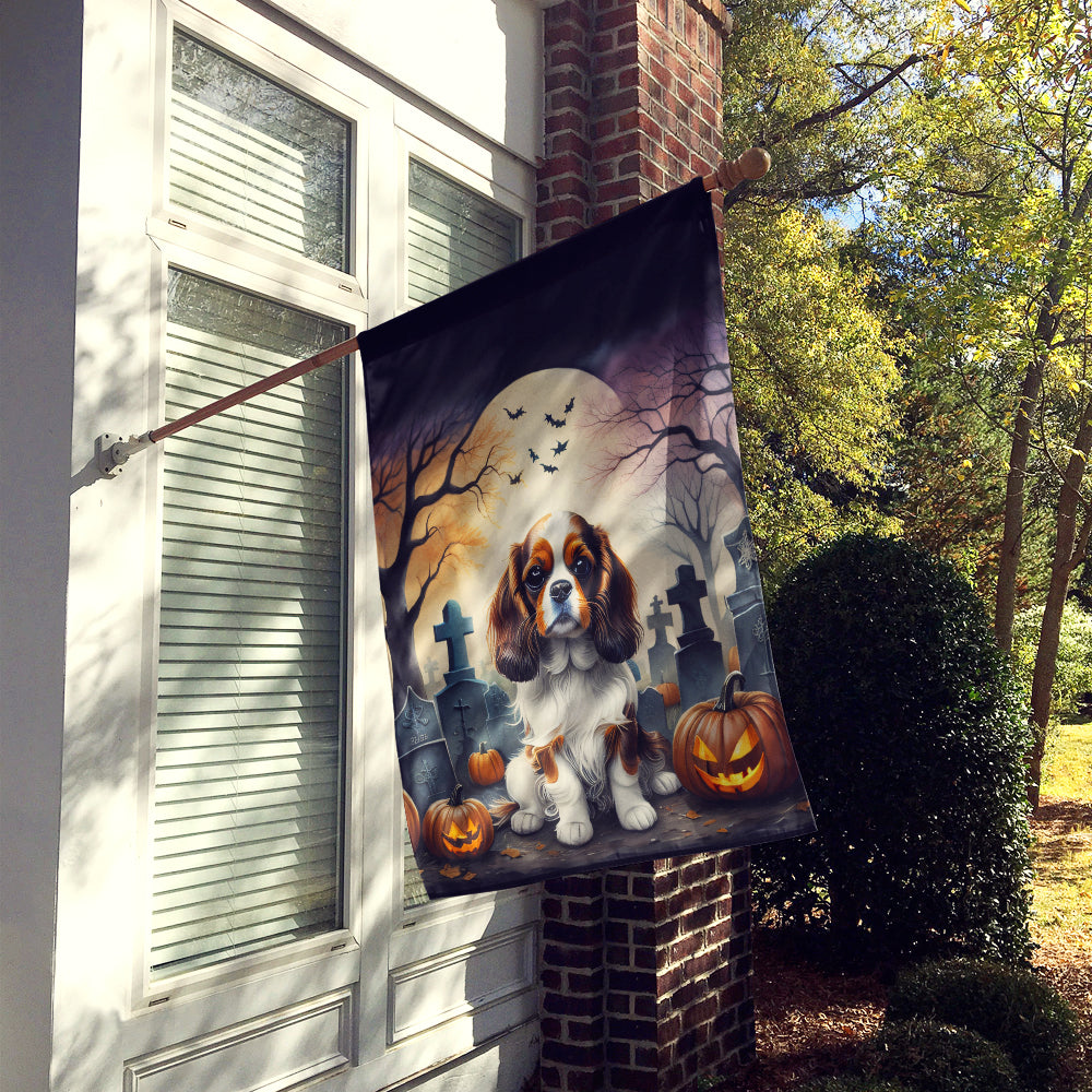 Buy this Cavalier Spaniel Spooky Halloween House Flag