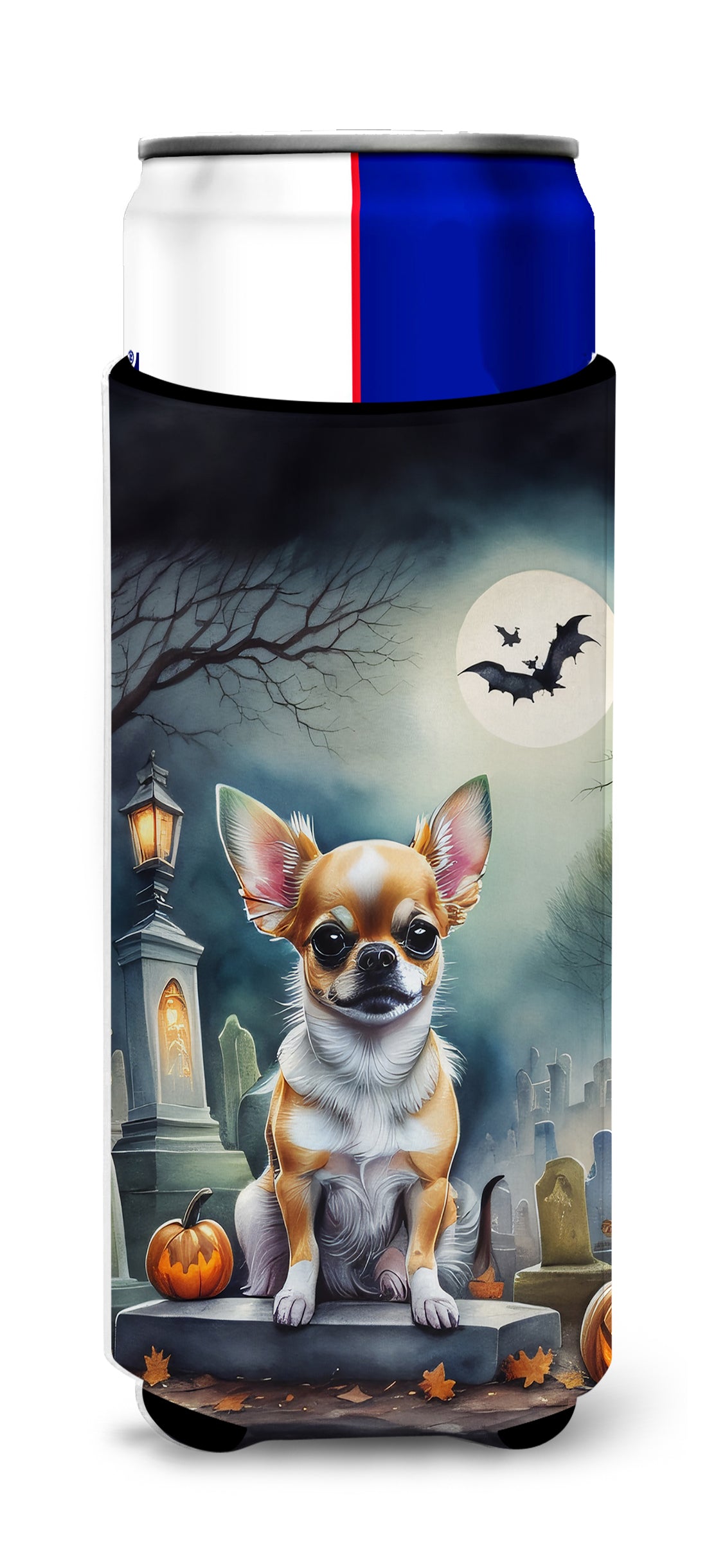 Buy this Chihuahua Spooky Halloween Hugger for Ultra Slim Cans