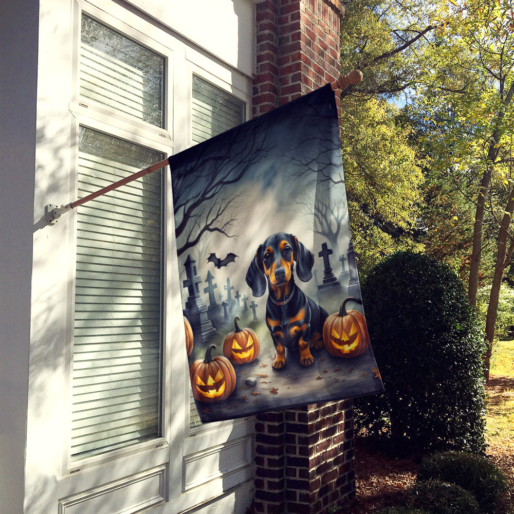 Buy this Dachshund Spooky Halloween House Flag