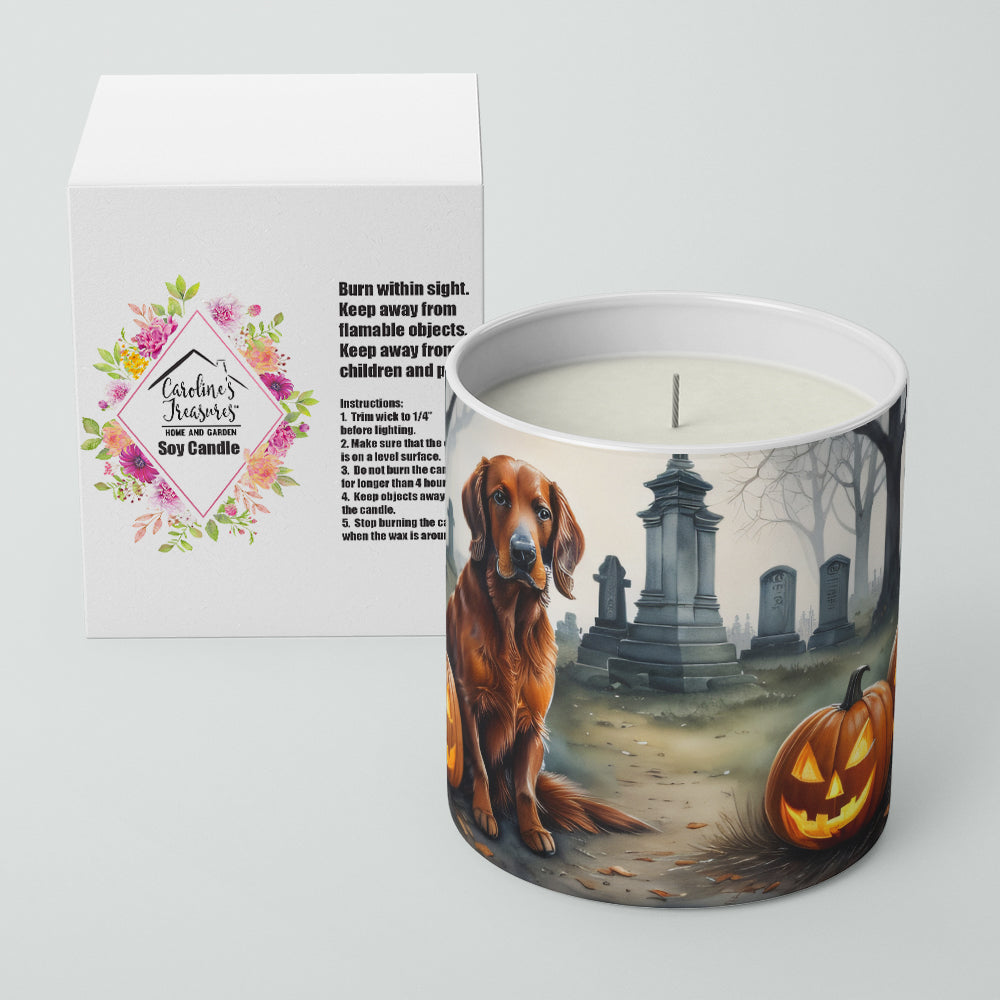 Buy this Irish Setter Spooky Halloween Decorative Soy Candle