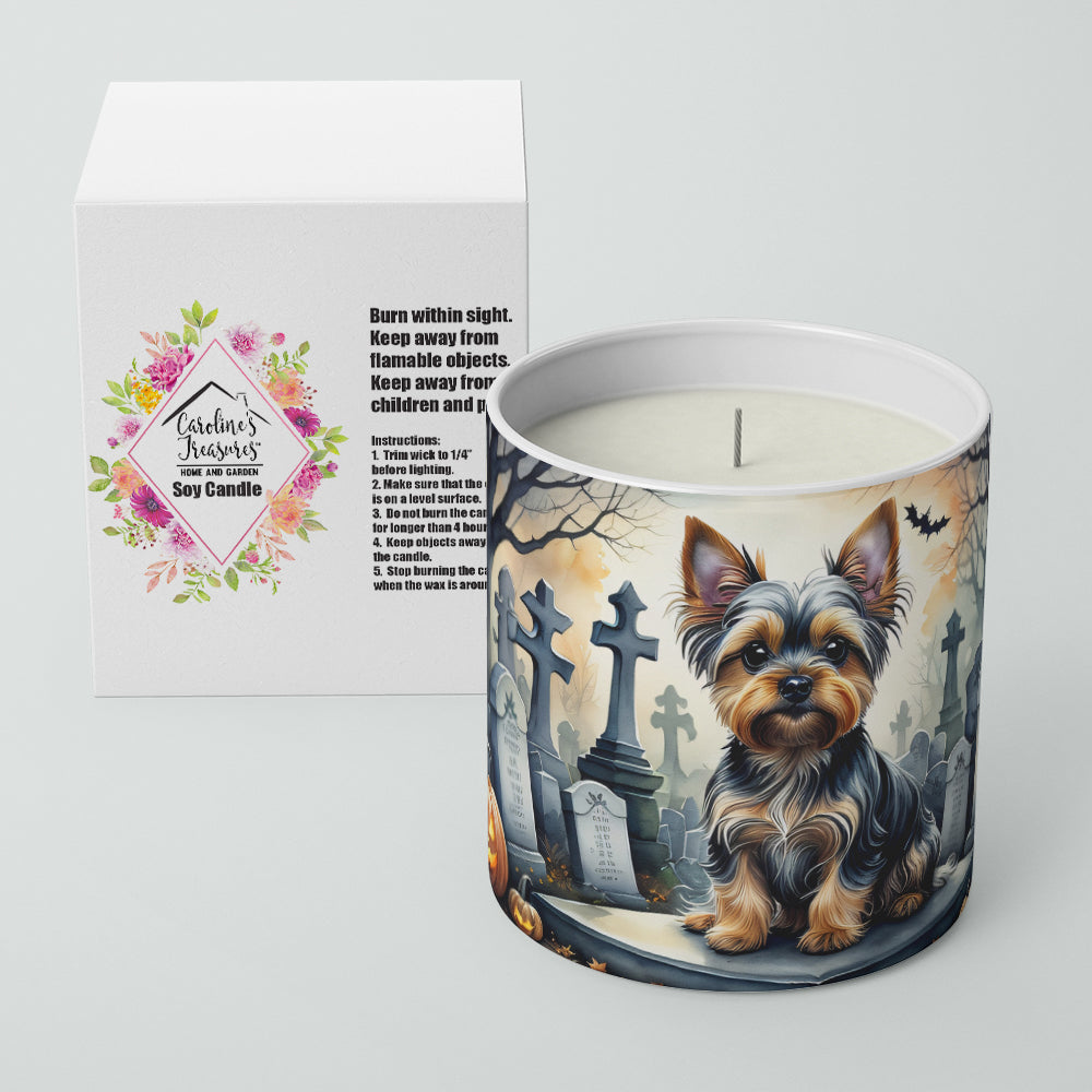 Buy this Yorkshire Terrier Spooky Halloween Decorative Soy Candle