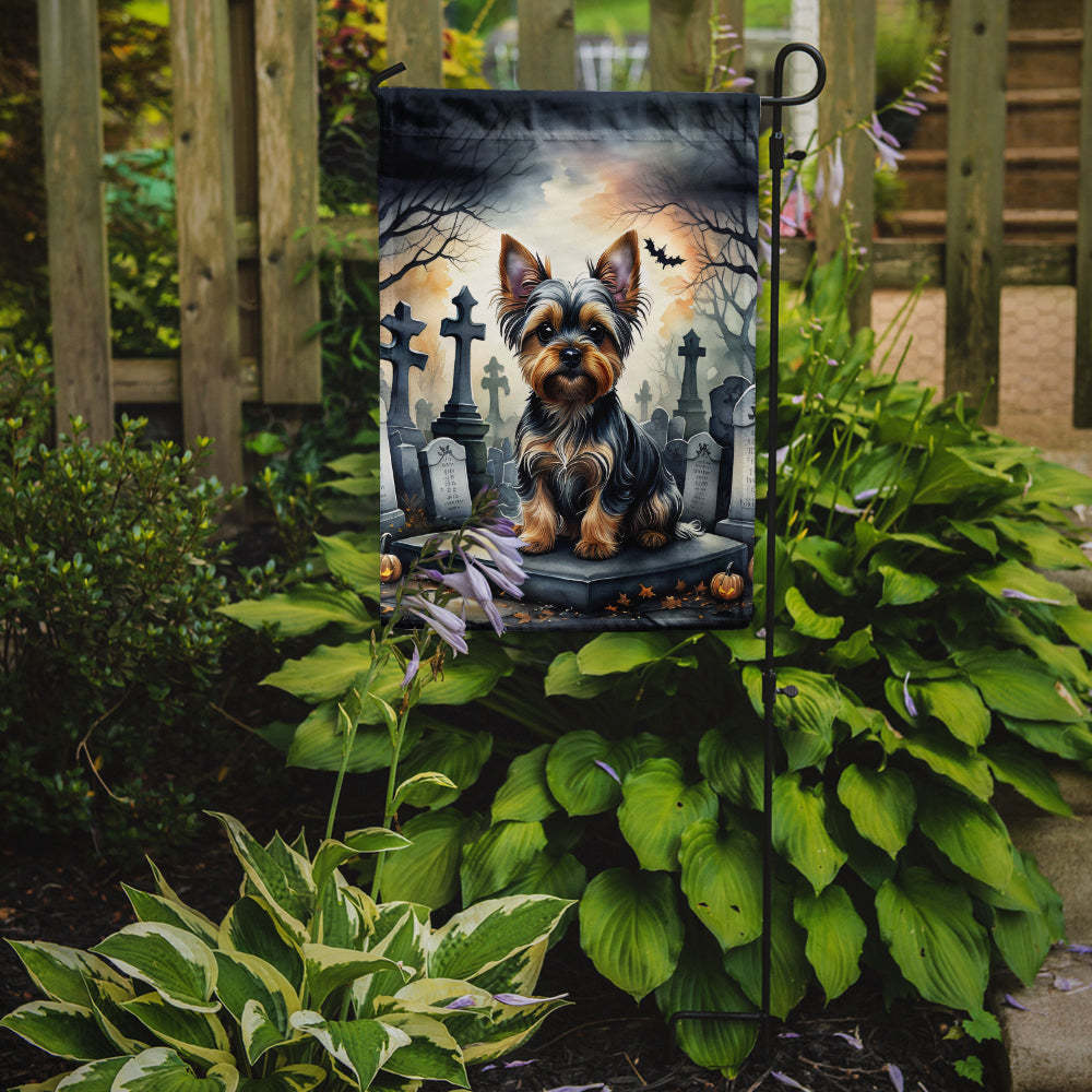 Buy this Yorkshire Terrier Spooky Halloween Garden Flag