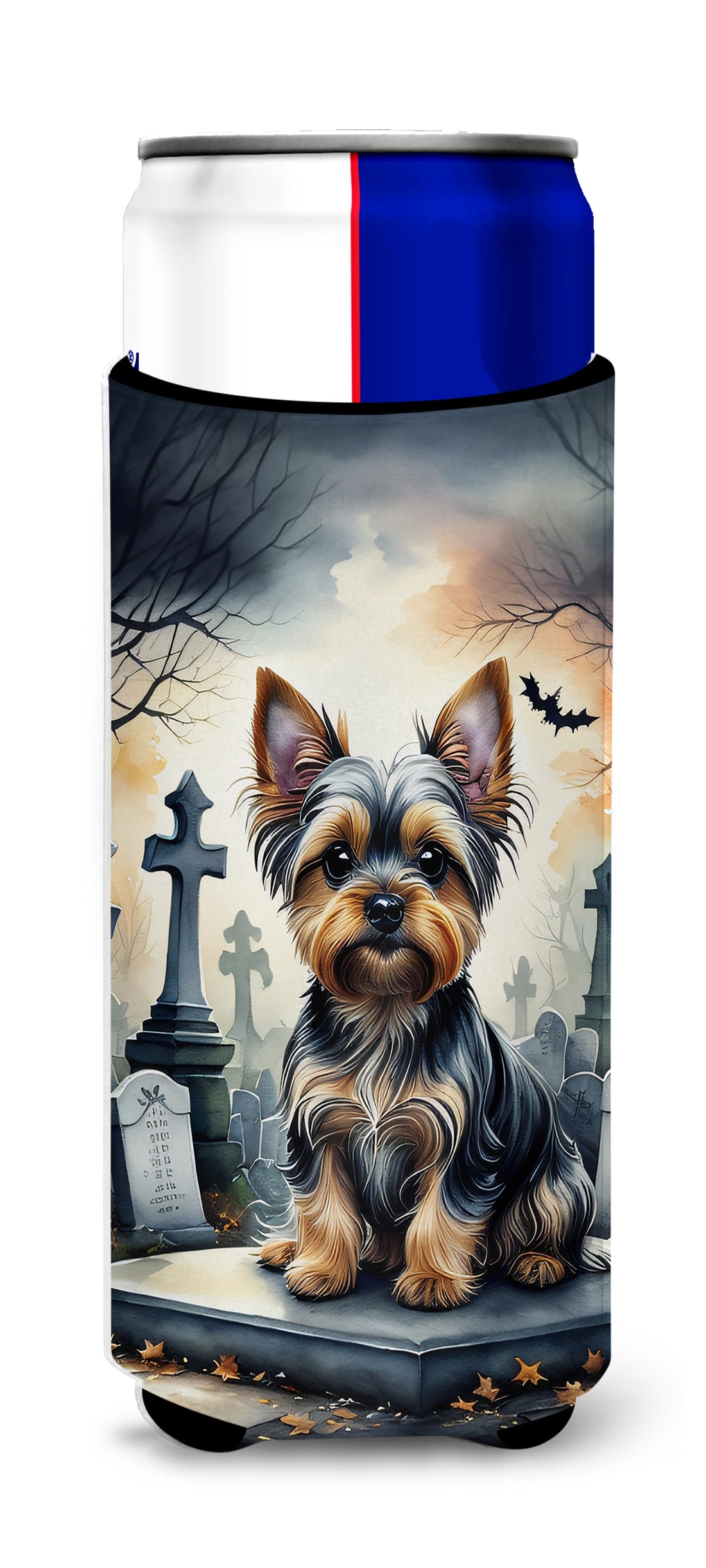 Buy this Yorkshire Terrier Spooky Halloween Hugger for Ultra Slim Cans
