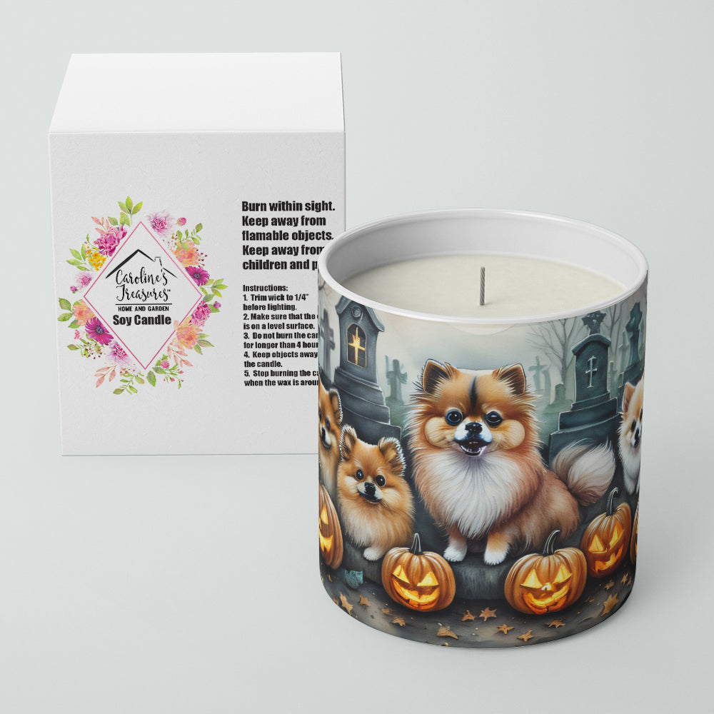Buy this Pomeranian Spooky Halloween Decorative Soy Candle