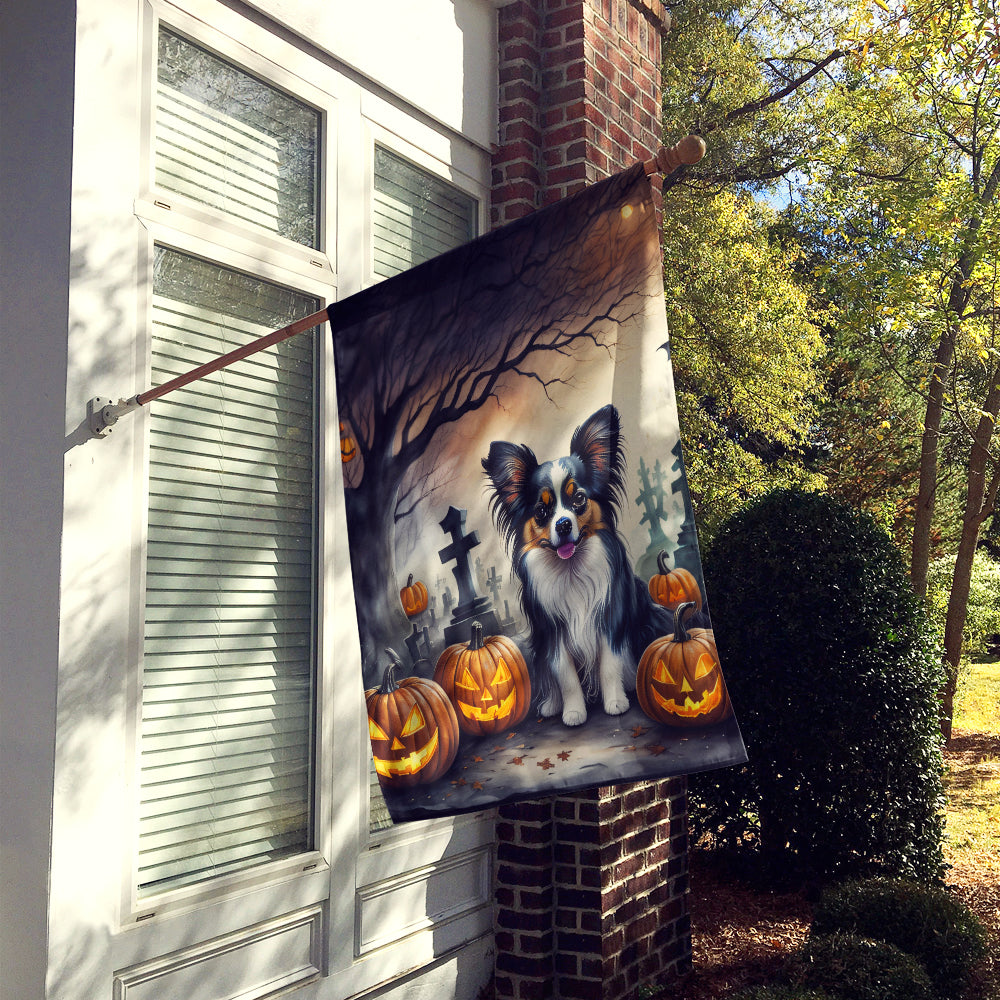Buy this Papillon Spooky Halloween House Flag
