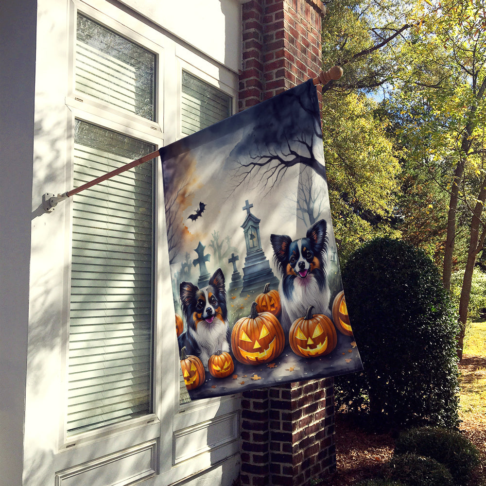 Buy this Papillon Spooky Halloween House Flag