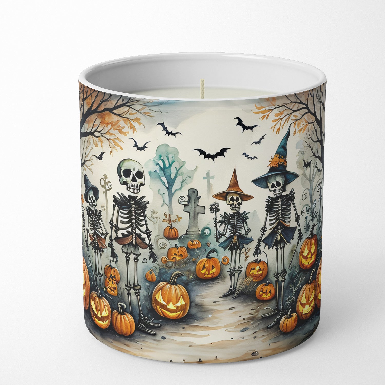 Buy this Calacas Skeletons Spooky Halloween Decorative Soy Candle