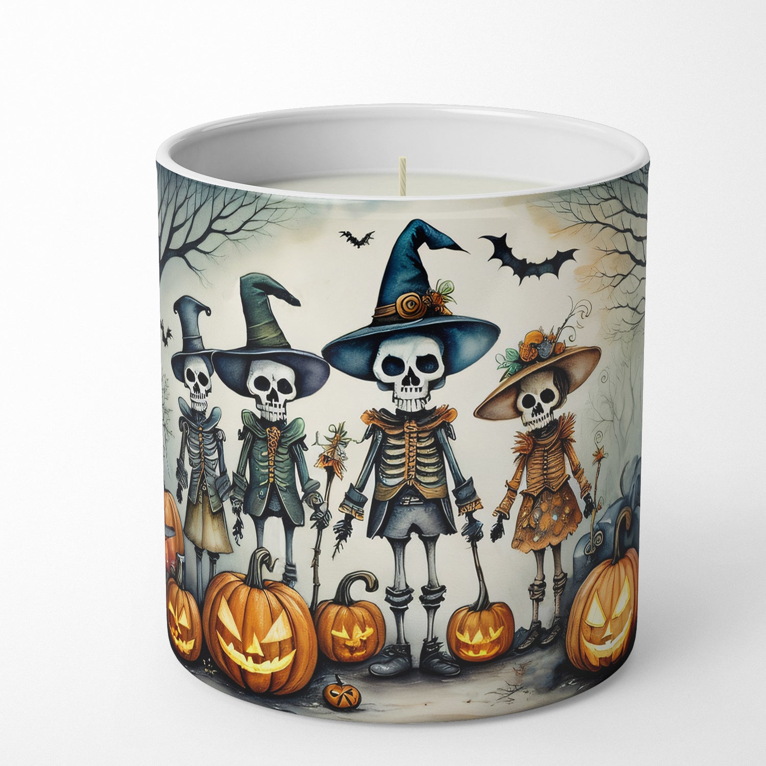 Buy this Calacas Skeletons Spooky Halloween Decorative Soy Candle