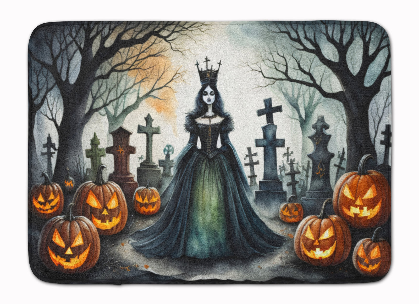 Buy this Evil Queen Spooky Halloween Memory Foam Kitchen Mat