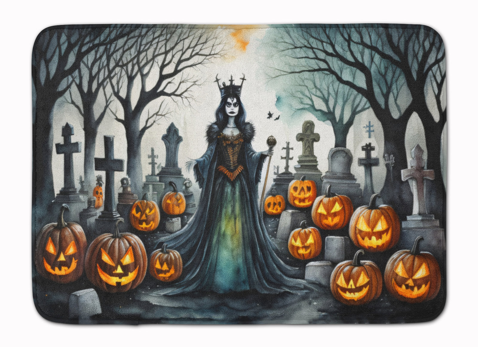 Buy this Evil Queen Spooky Halloween Memory Foam Kitchen Mat