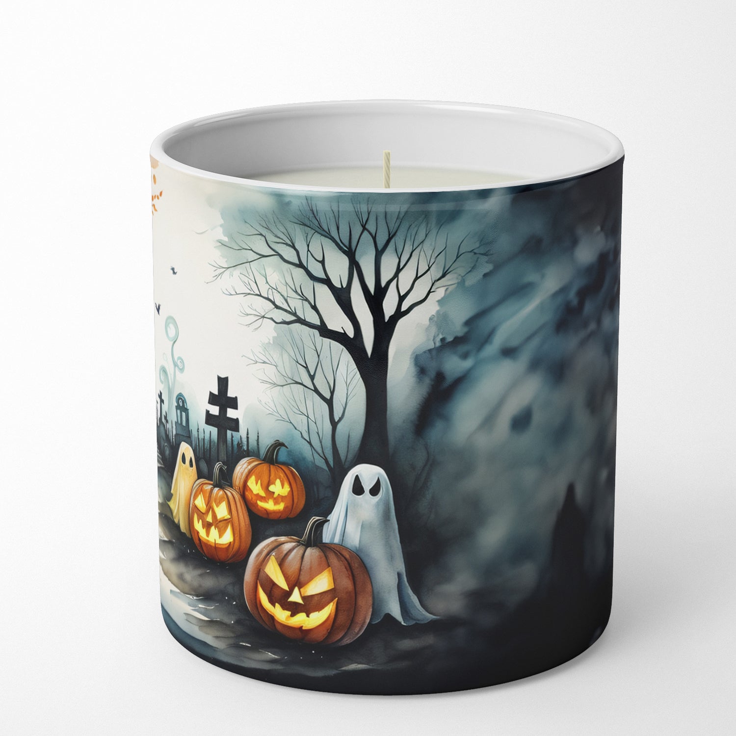 Ghosts Spooky Halloween Decorative Soy Candle