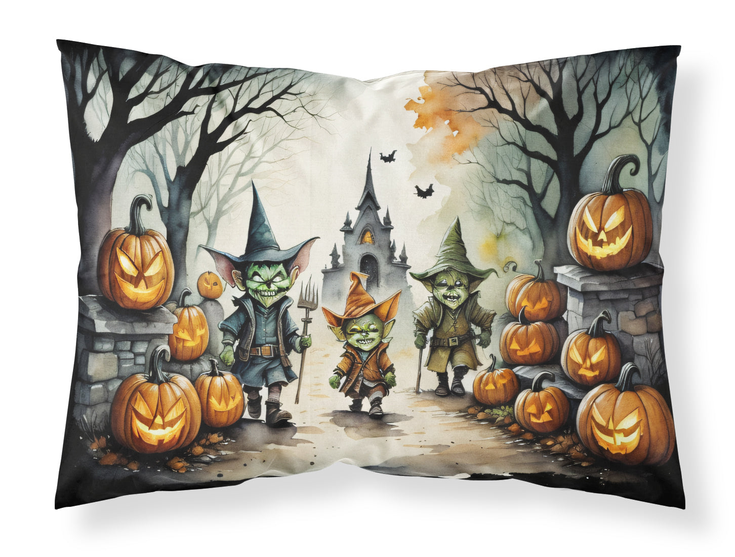 Buy this Goblins Spooky Halloween Fabric Standard Pillowcase