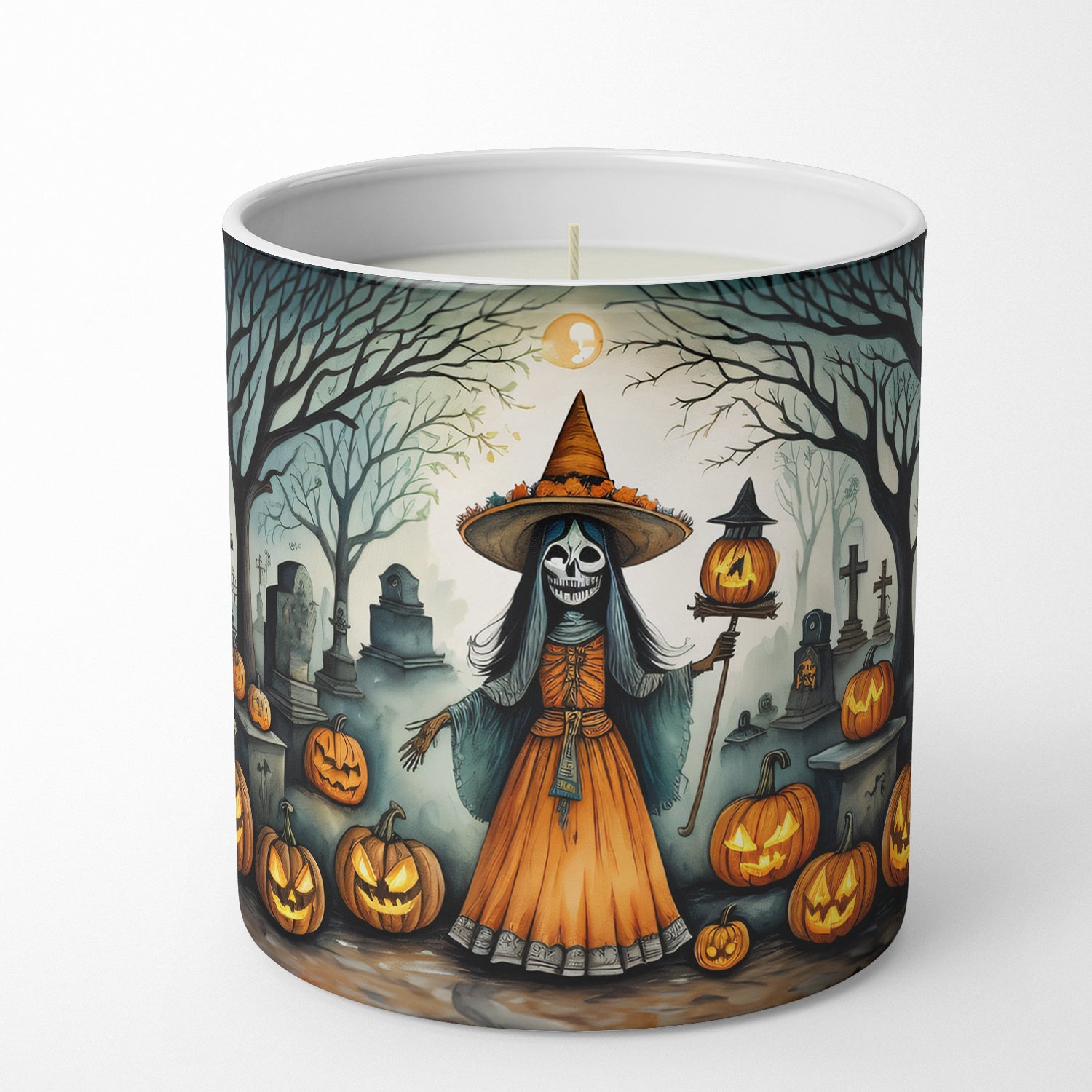 La Llorona Skeleton Spooky Halloween Decorative Soy Candle