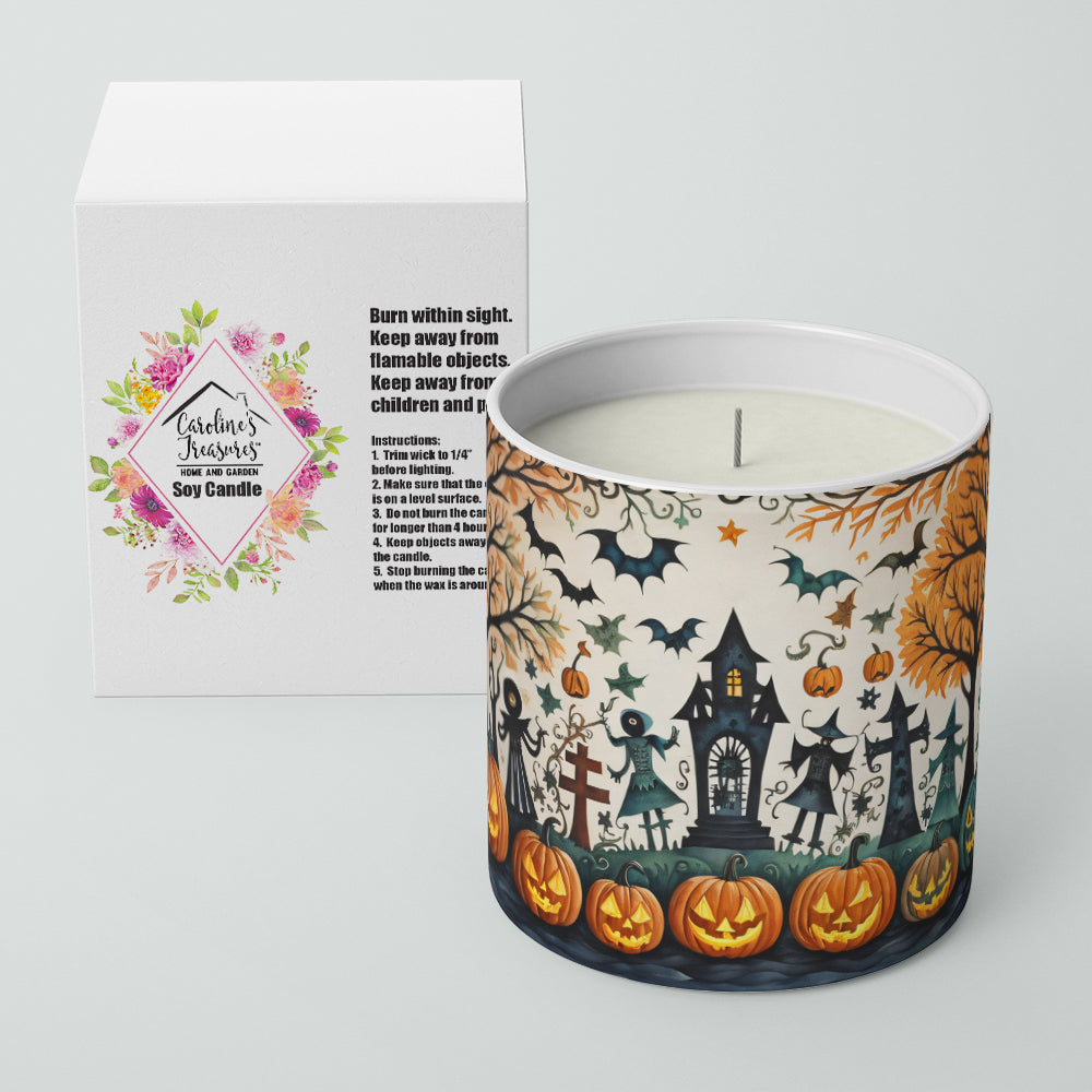 Buy this Papel Picado Skeletons Spooky Halloween Decorative Soy Candle