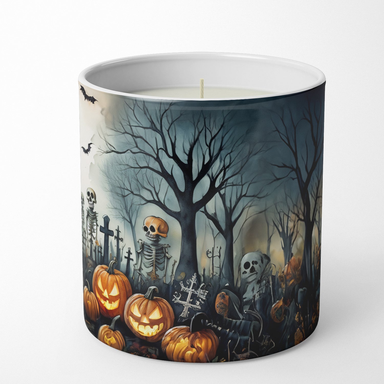 Skeleton Spooky Halloween Decorative Soy Candle