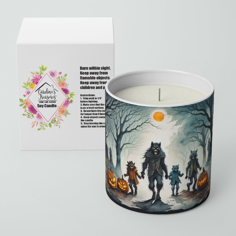 Werewolves Spooky Halloween Decorative Soy Candle