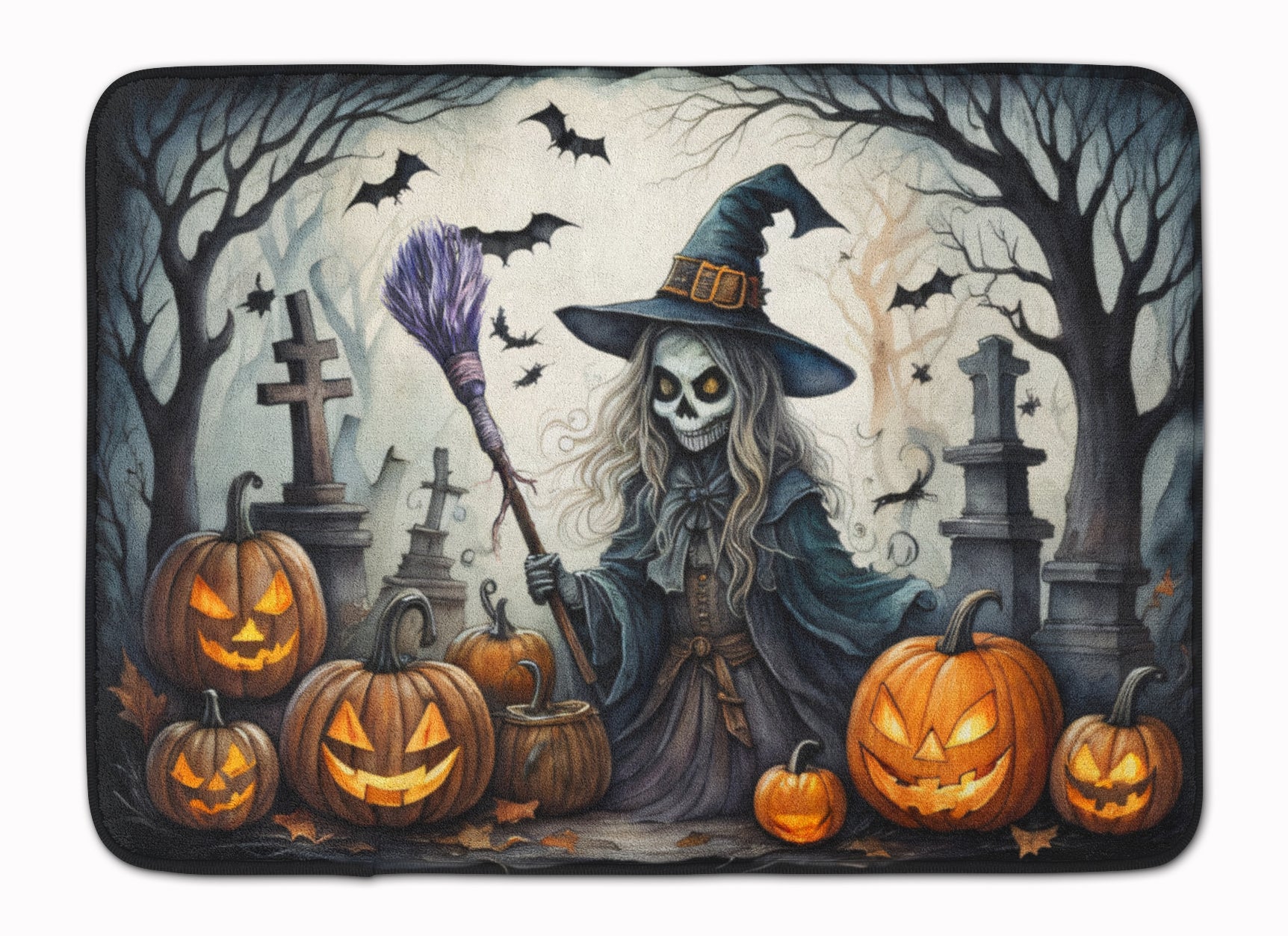 Buy this Witch Spooky Halloween Memory Foam Kitchen Mat