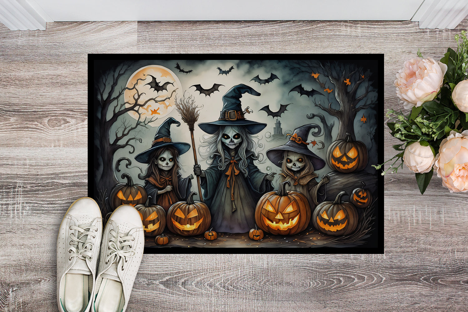 Buy this Witches Spooky Halloween Doormat 18x27