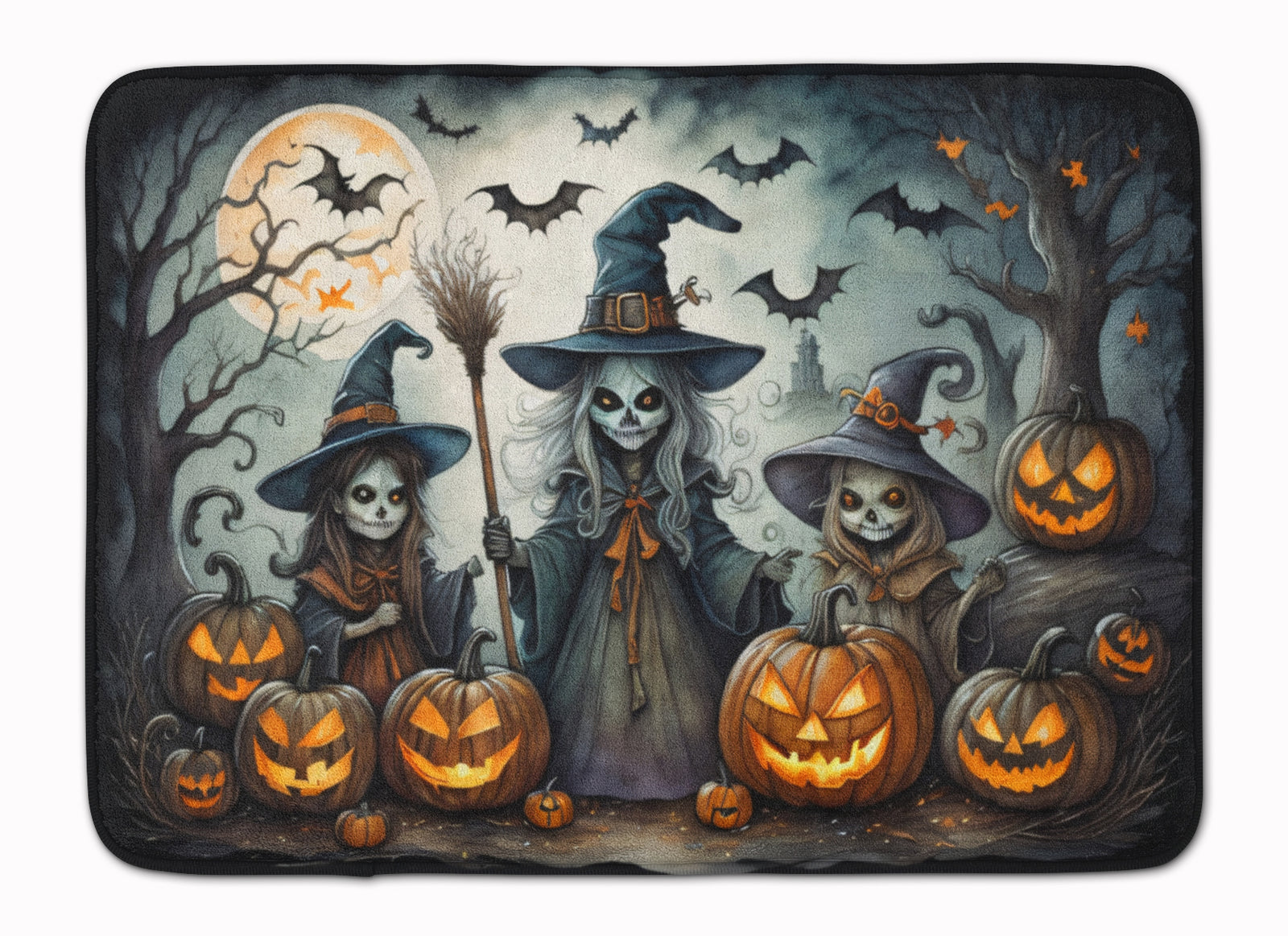 Buy this Witches Spooky Halloween Memory Foam Kitchen Mat