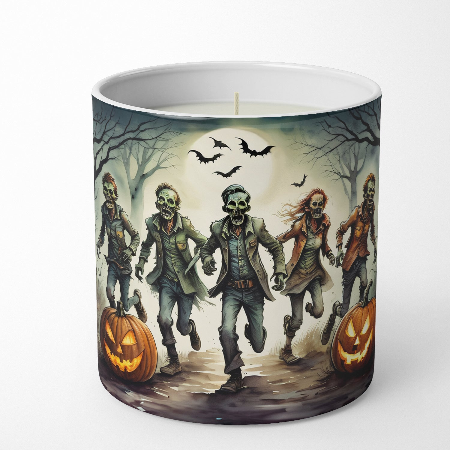 Buy this Zombies Spooky Halloween Decorative Soy Candle