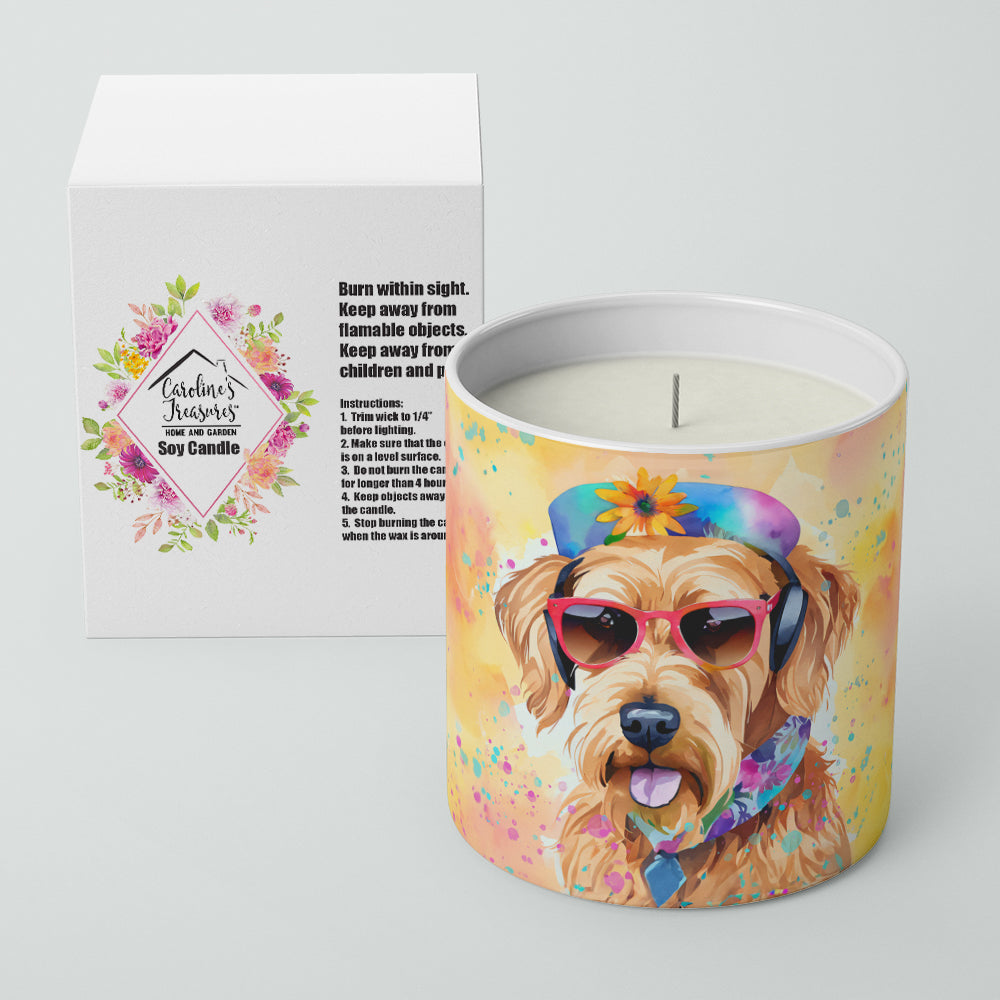 Buy this Airedale Terrier Hippie Dawg Decorative Soy Candle