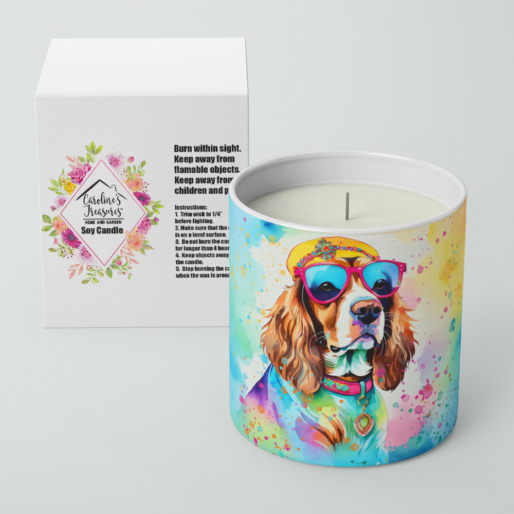 Buy this Cavalier Spaniel Hippie Dawg Decorative Soy Candle