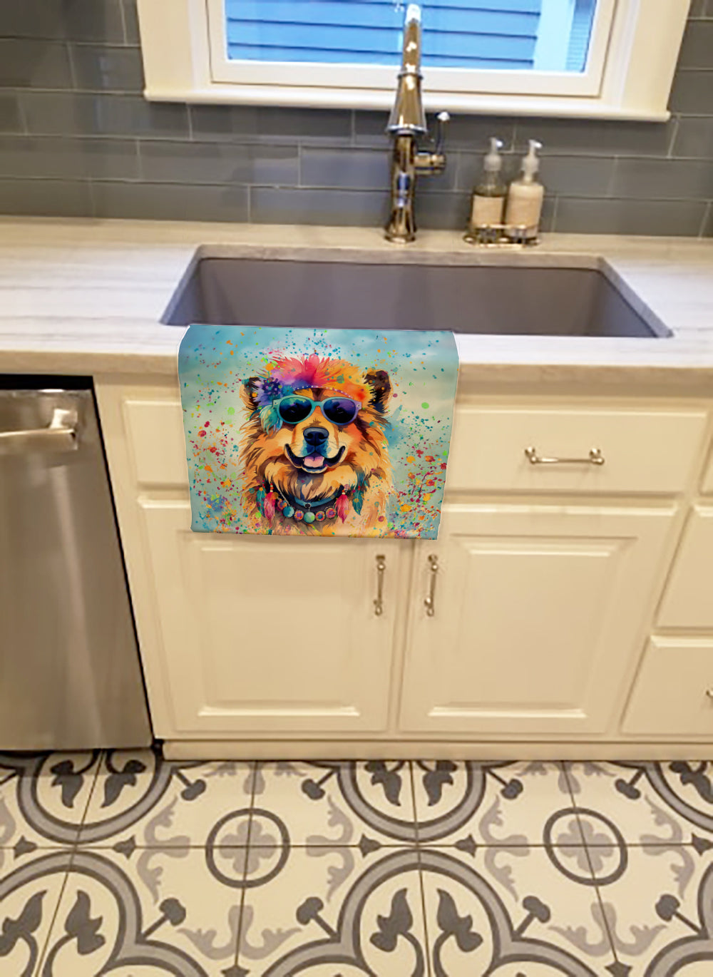 Buy this Chow Chow Hippie Dawg Kitchen Towel