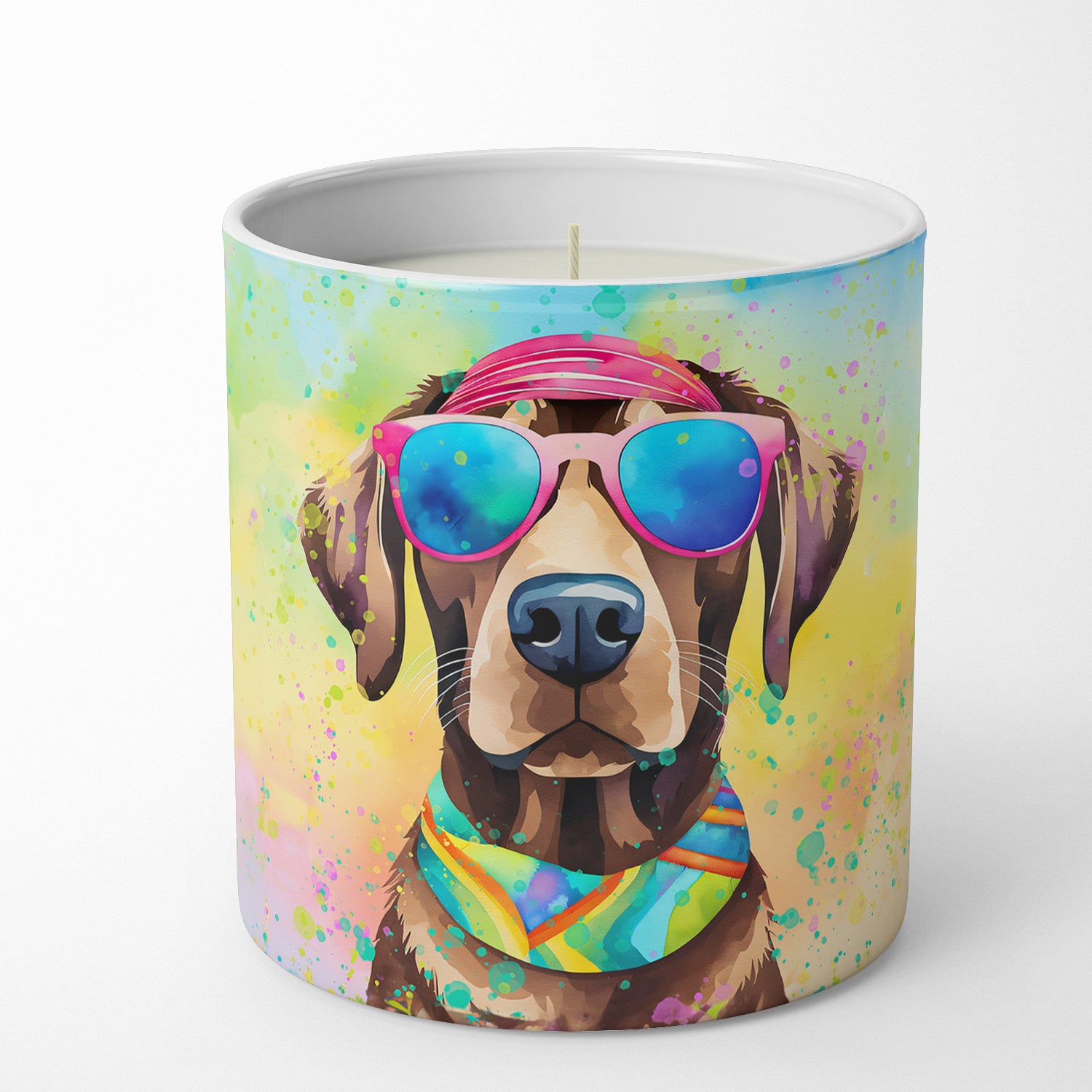 Buy this Chocolate Labrador Hippie Dawg Decorative Soy Candle