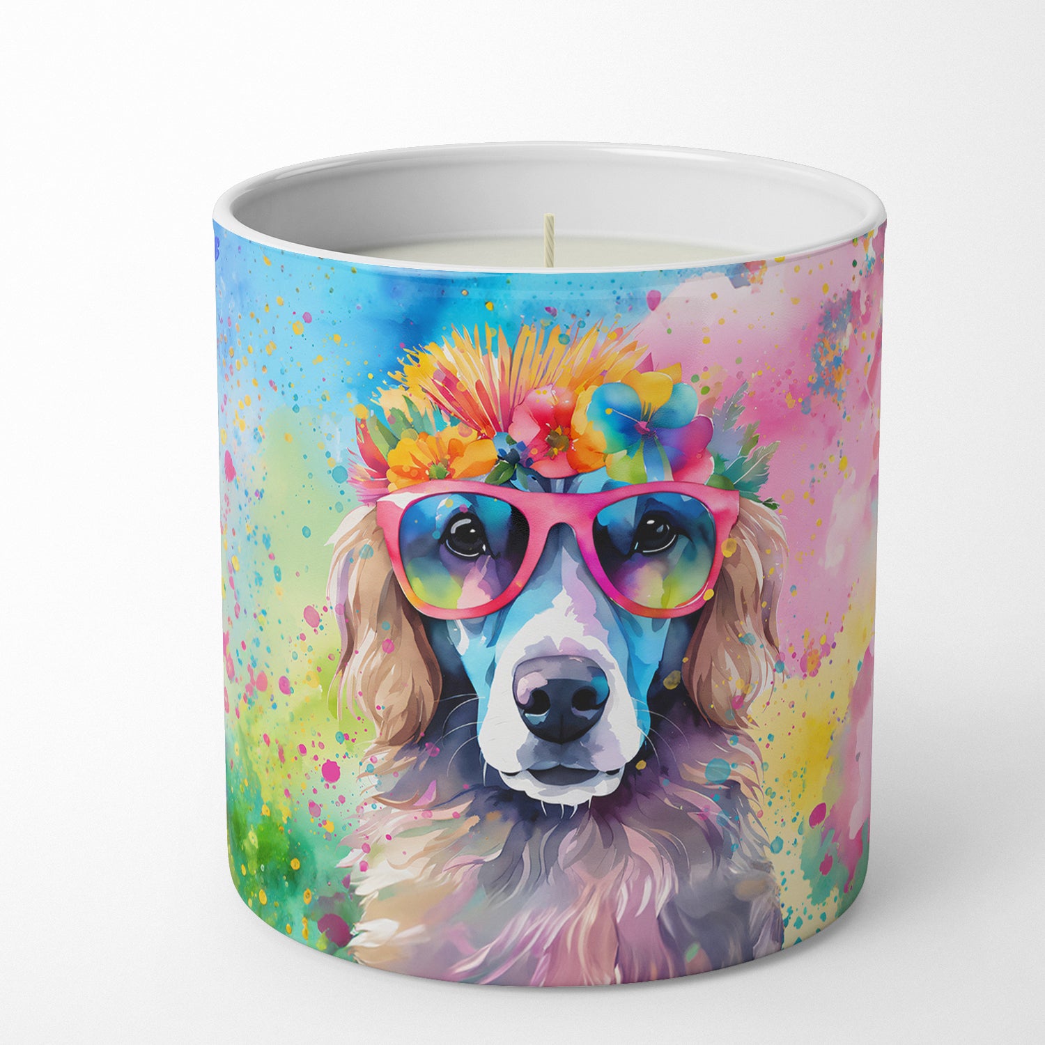 Buy this Poodle Hippie Dawg Decorative Soy Candle