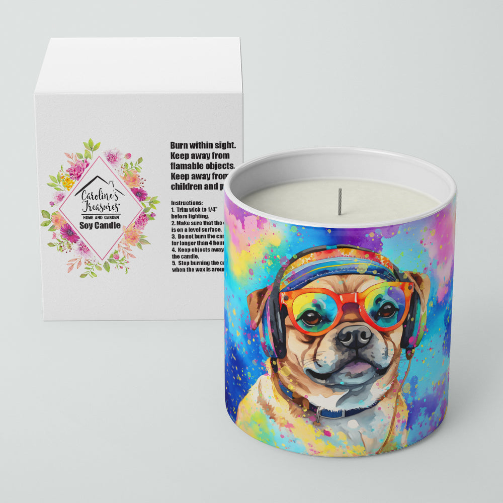 Buy this Pug Hippie Dawg Decorative Soy Candle