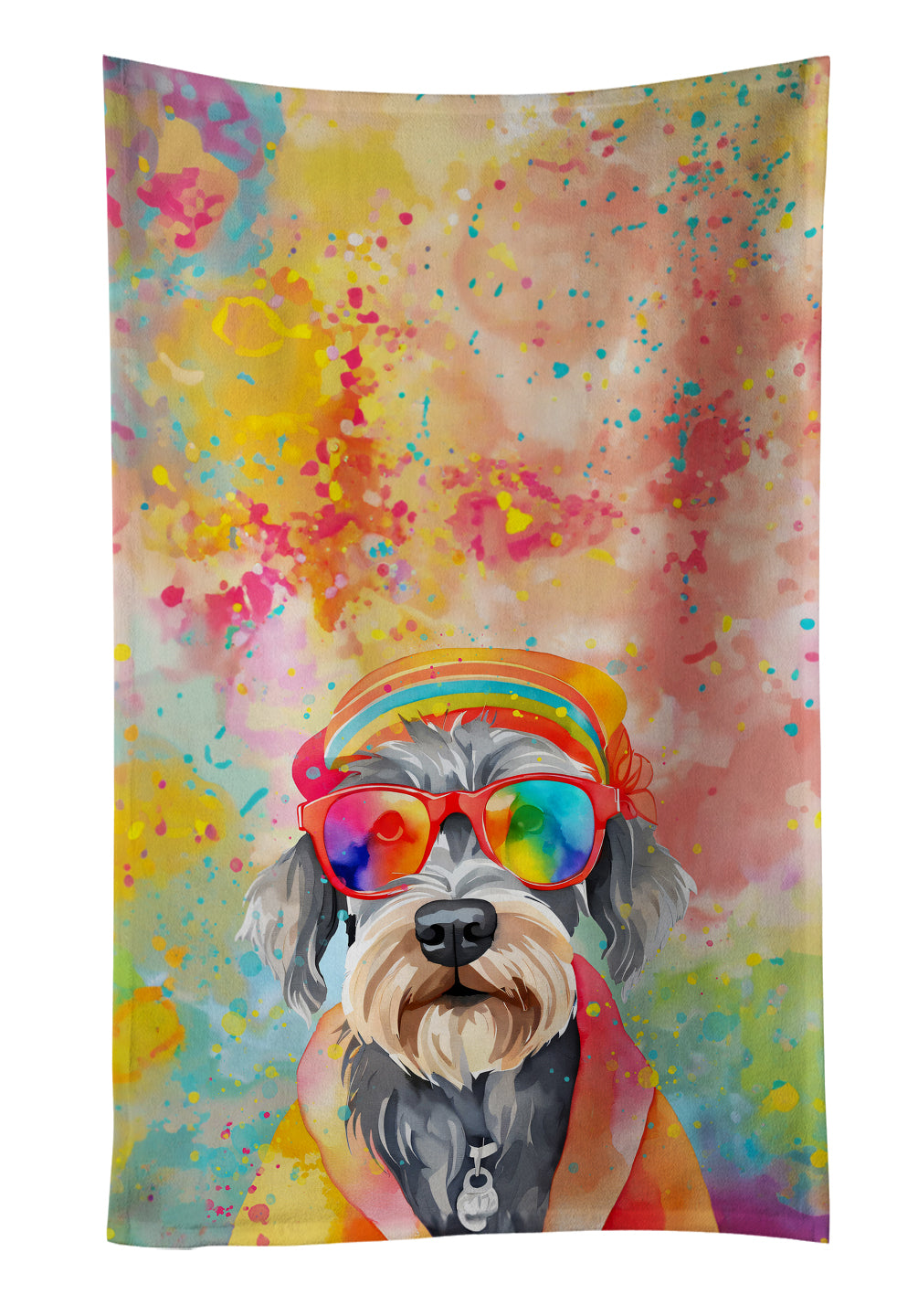 Buy this Schnauzer Hippie Dawg Kitchen Towel