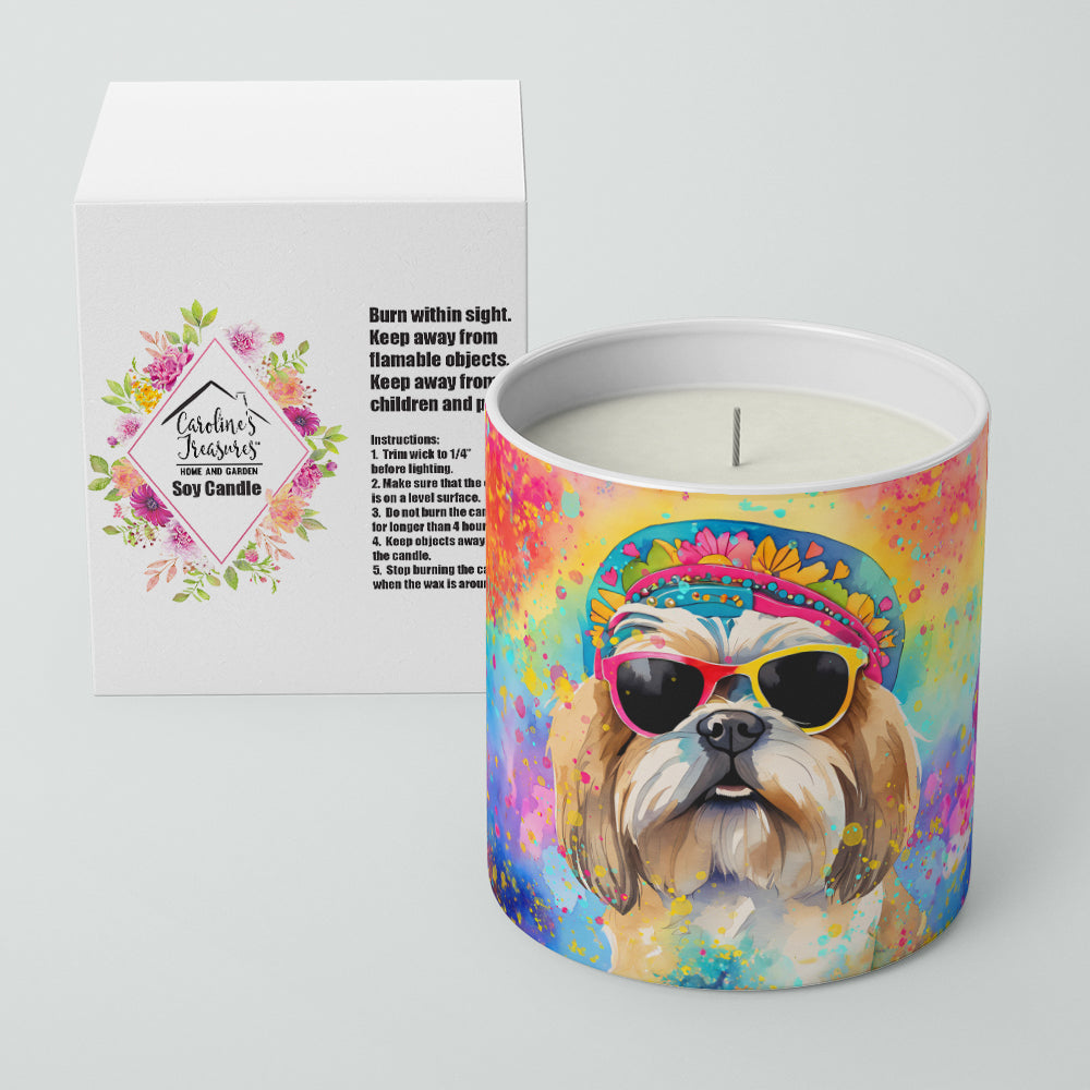 Buy this Shih Tzu Hippie Dawg Decorative Soy Candle