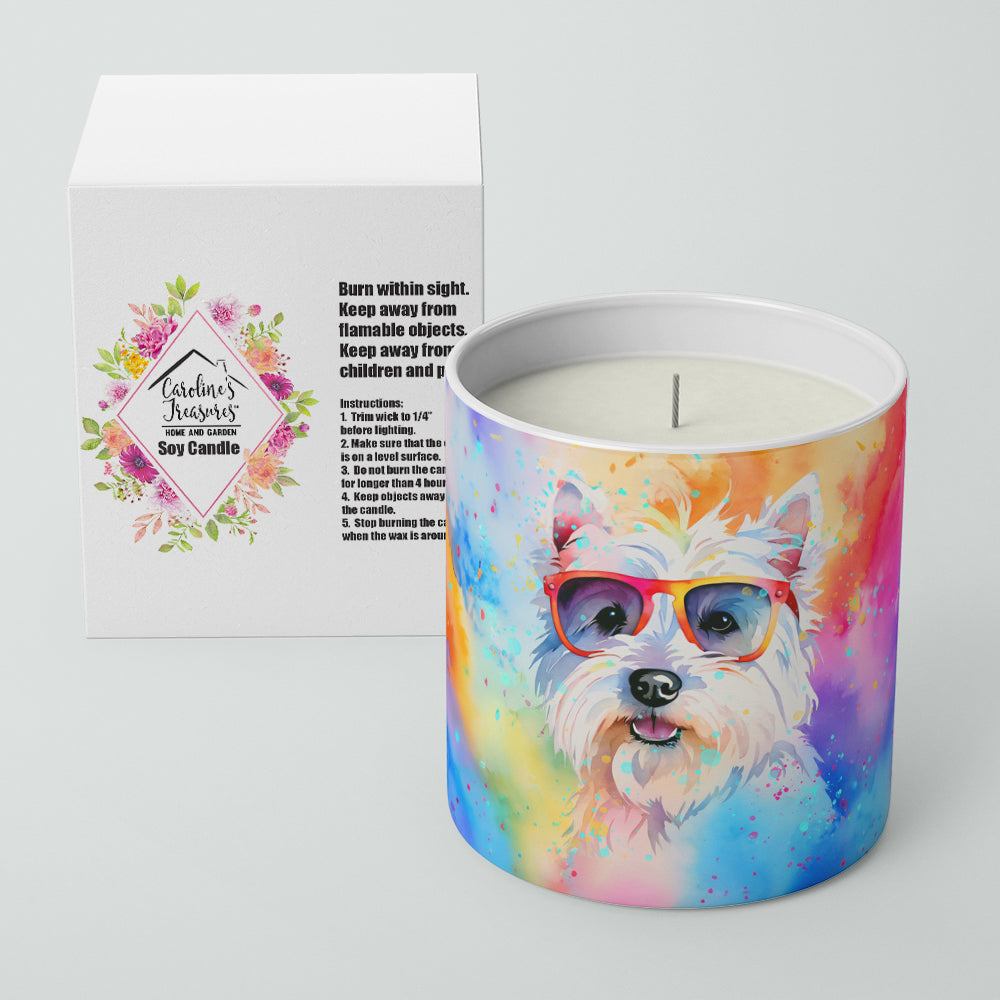 Buy this Westie Hippie Dawg Decorative Soy Candle