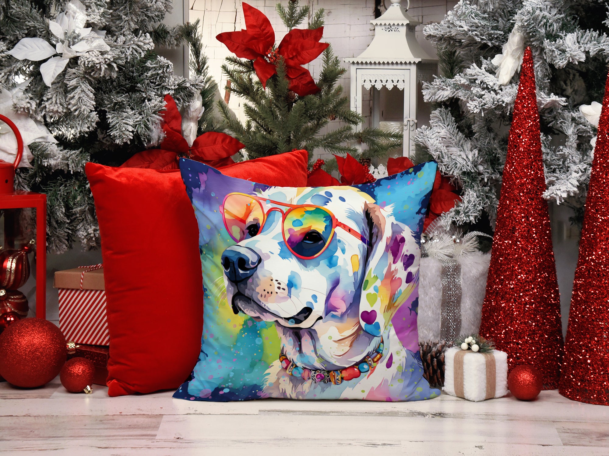 Buy this Hippie Dawg Fabric Decorative Pillow