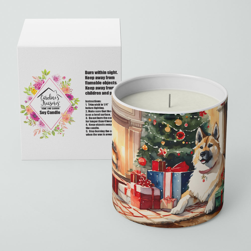 Buy this Akita Cozy Christmas Decorative Soy Candle