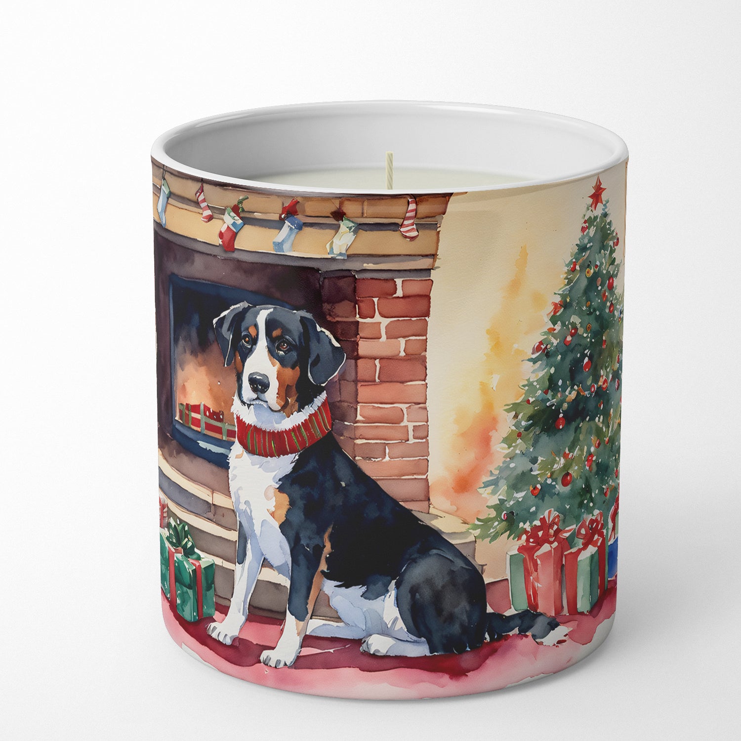 Buy this Appenzeller Sennenhund Cozy Christmas Decorative Soy Candle