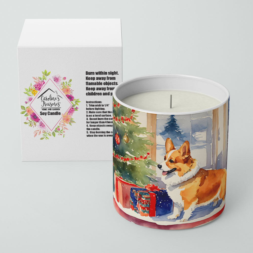 Buy this Corgi Cozy Christmas Decorative Soy Candle