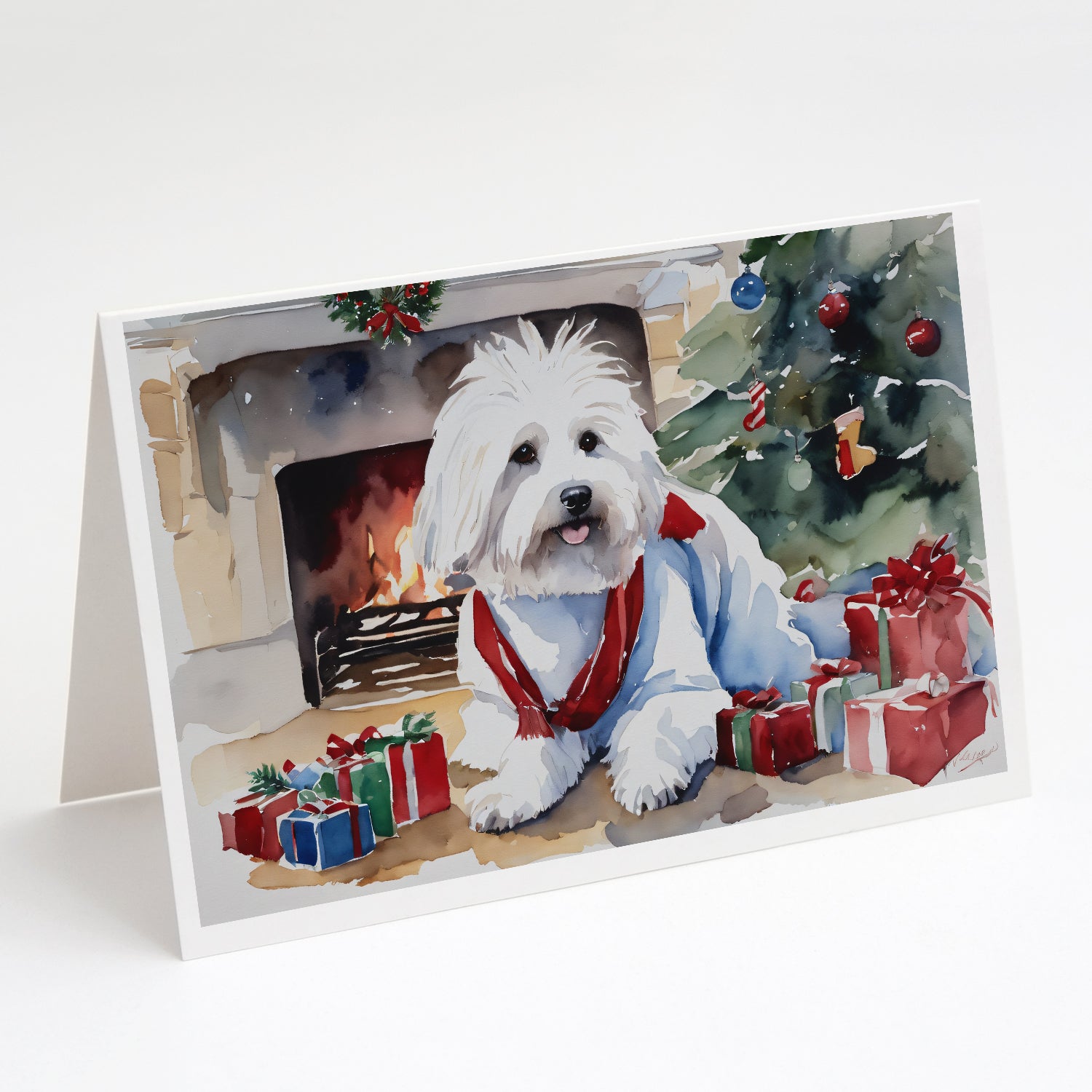 Buy this Coton De Tulear Cozy Christmas Greeting Cards Pack of 8