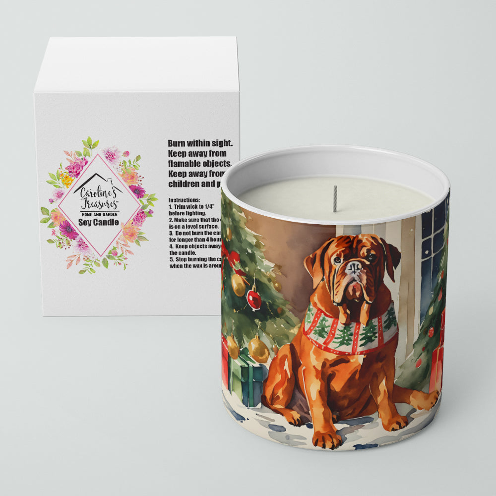 Buy this Dogue de Bordeaux Cozy Christmas Decorative Soy Candle