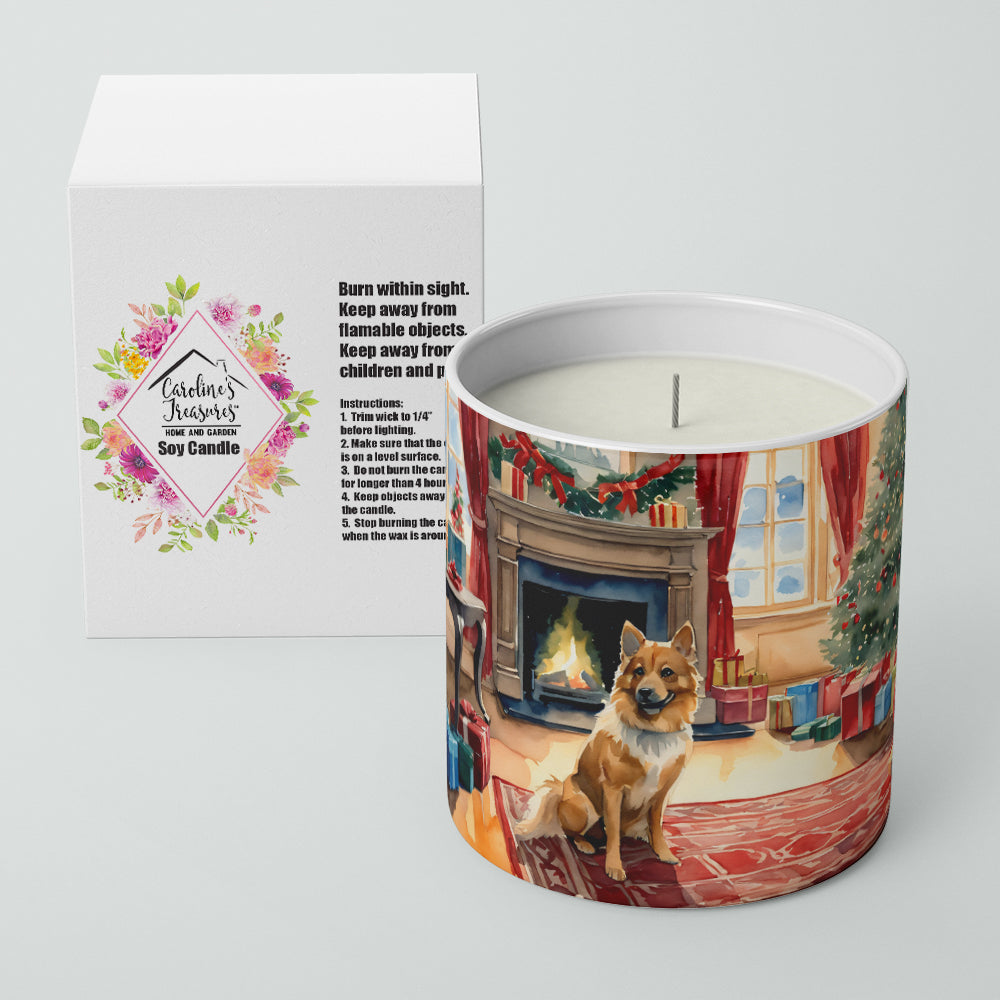 Buy this Finnish Spitz Cozy Christmas Decorative Soy Candle