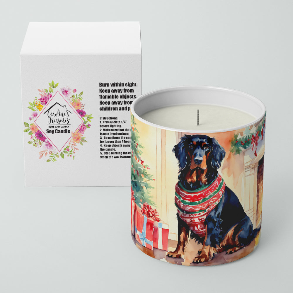 Buy this Gordon Setter Cozy Christmas Decorative Soy Candle