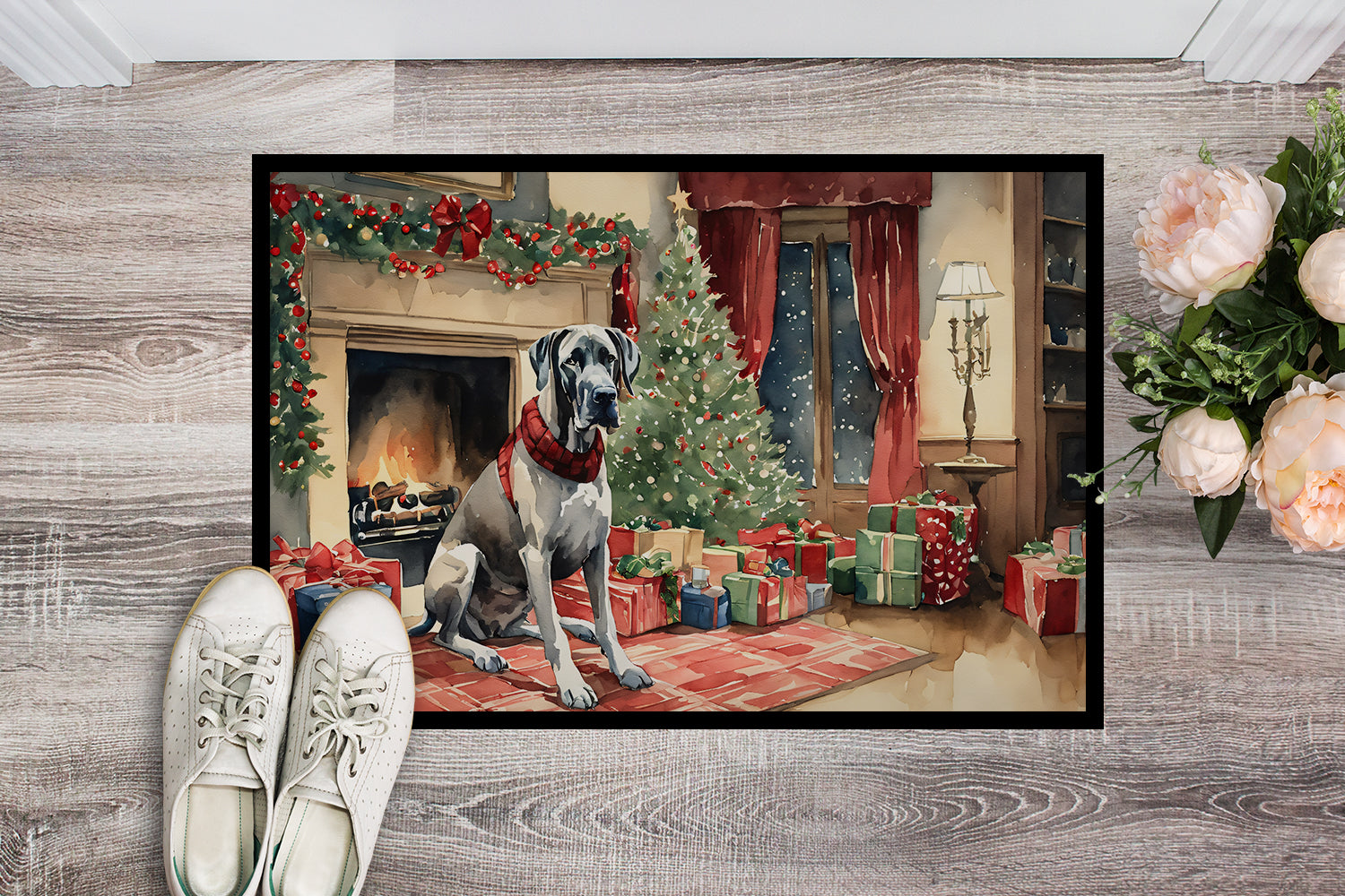 Buy this Great Dane Cozy Christmas Doormat
