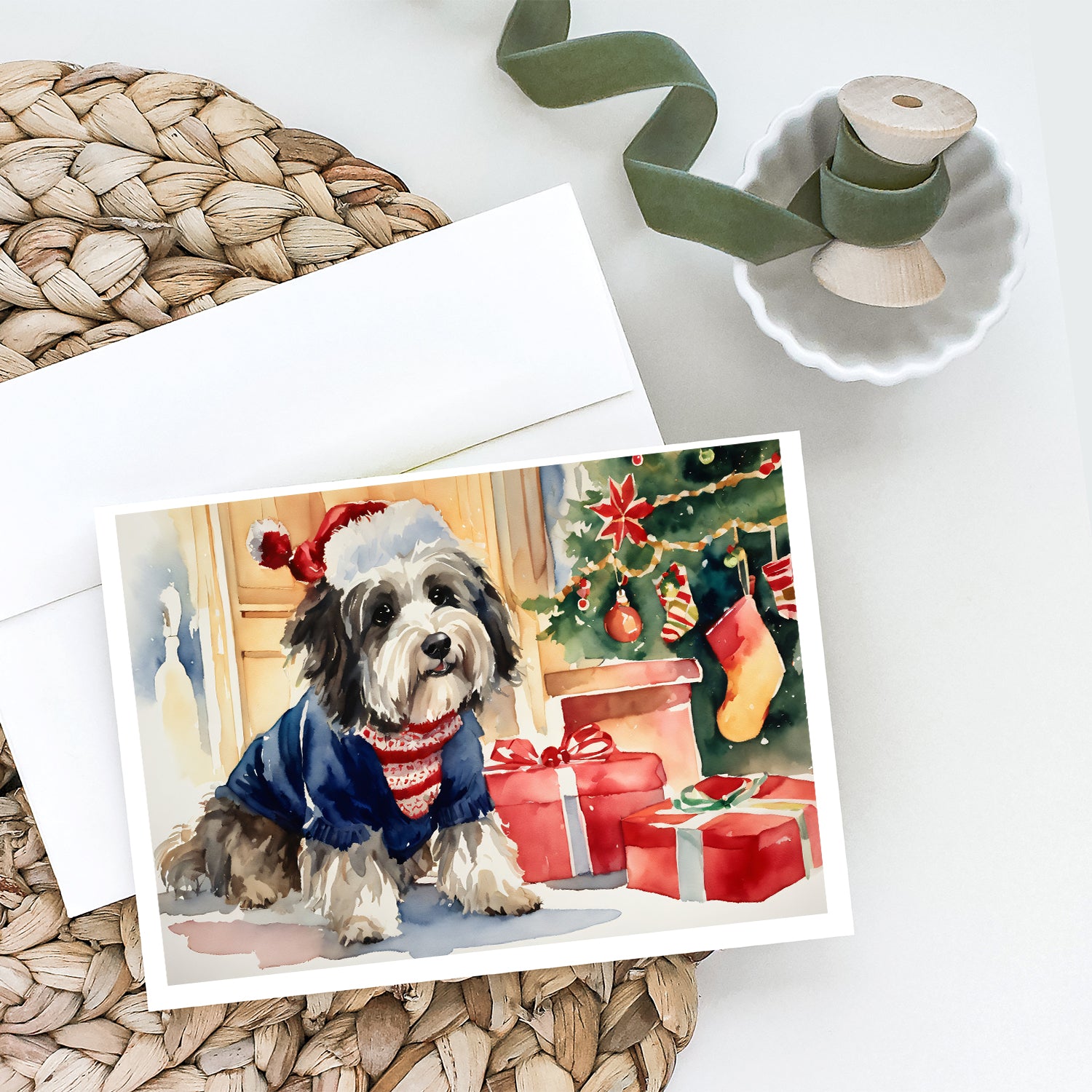 Buy this Havanese Cozy Christmas Greeting Cards Pack of 8