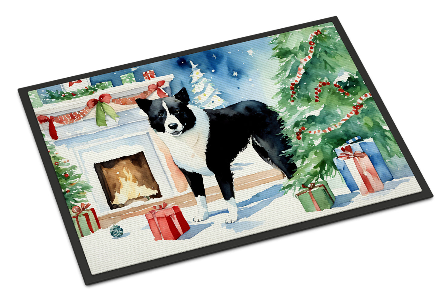 Buy this Karelian Bear Dog Cozy Christmas Doormat