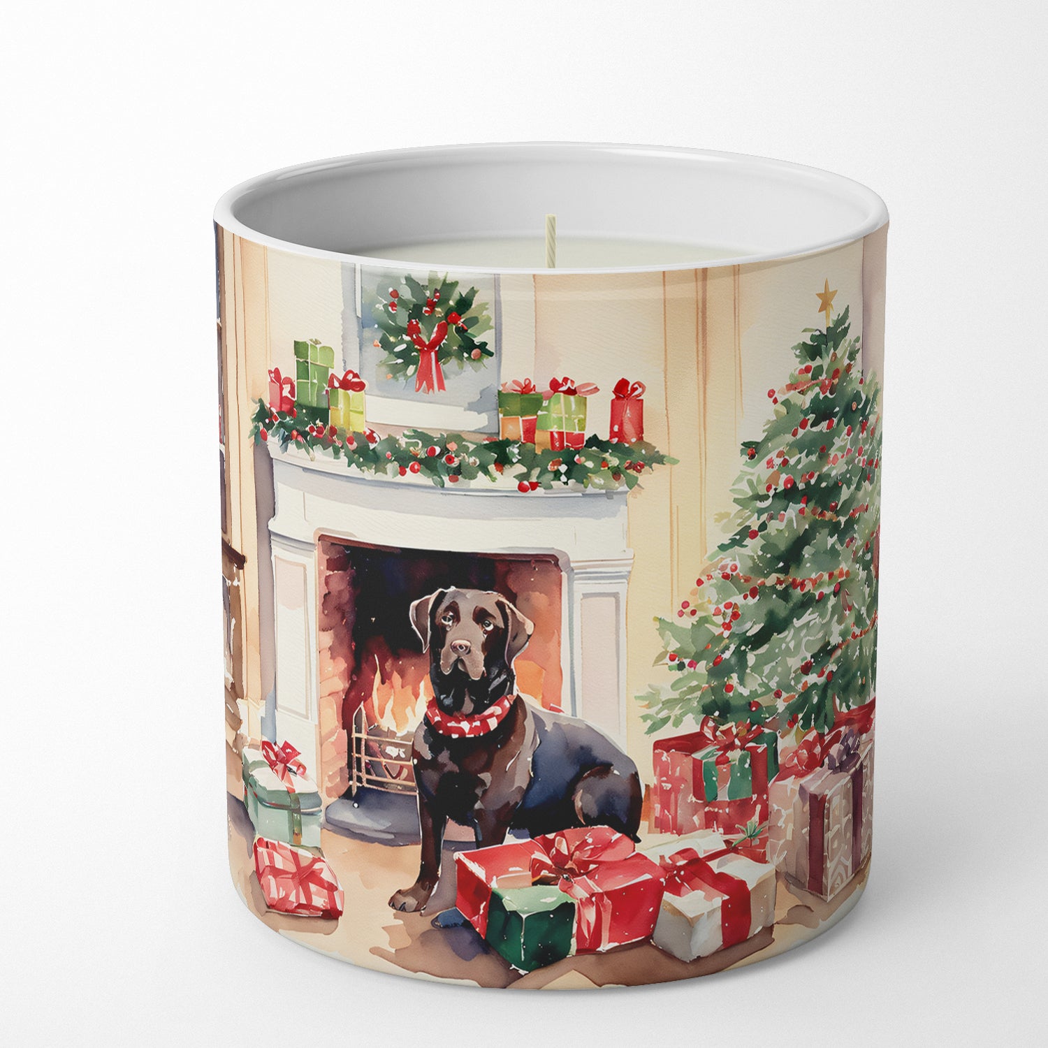 Buy this Labrador Retriever Cozy Christmas Decorative Soy Candle