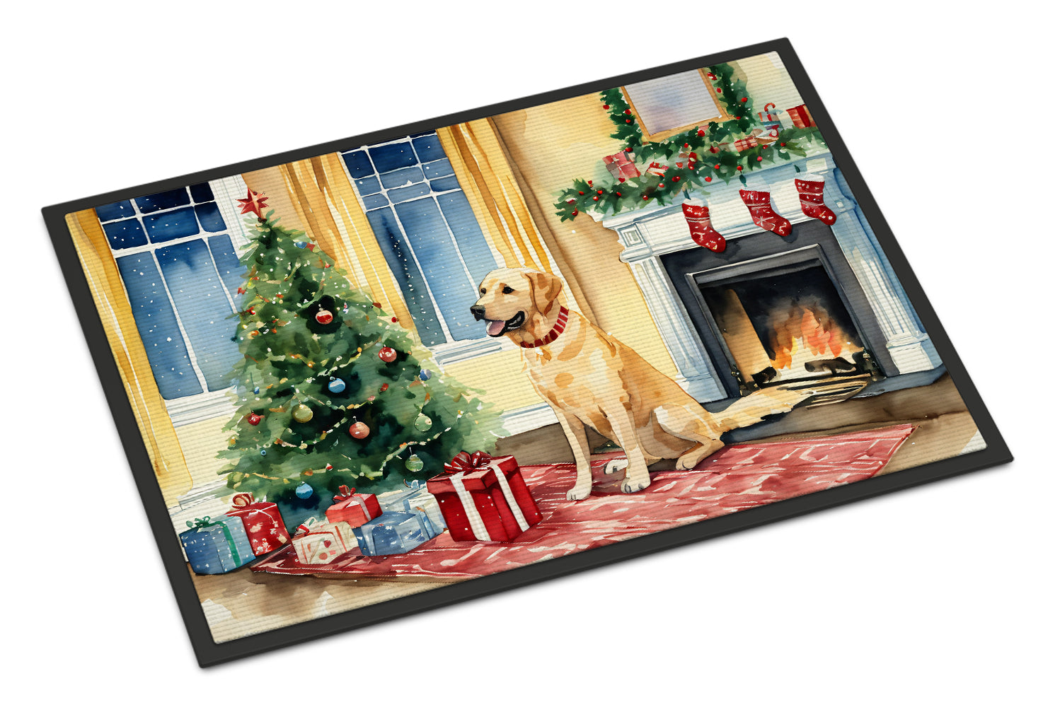Buy this Labrador Retriever Cozy Christmas Doormat