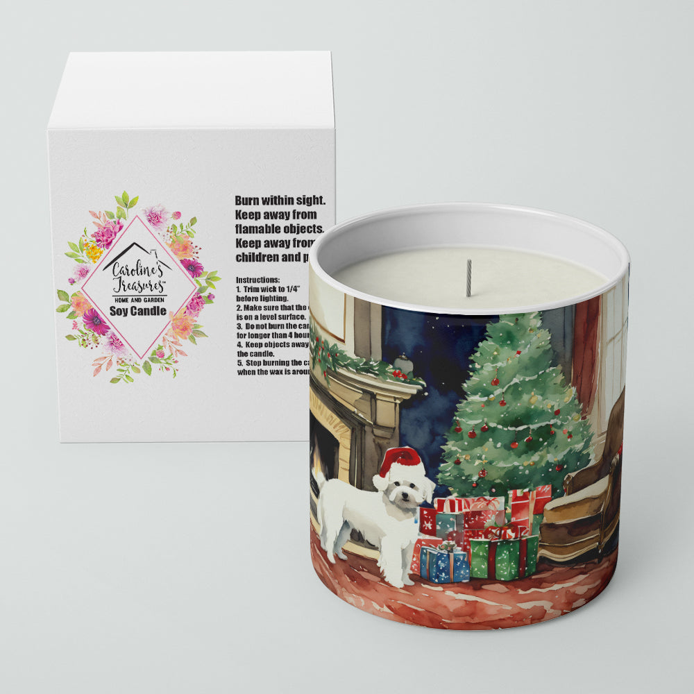 Buy this Maltese Cozy Christmas Decorative Soy Candle